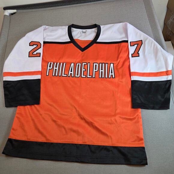 Ron Hextall #27 Philadelphia Flyers Signed Jersey Beckett Authenticated XL - Picture 2 of 16